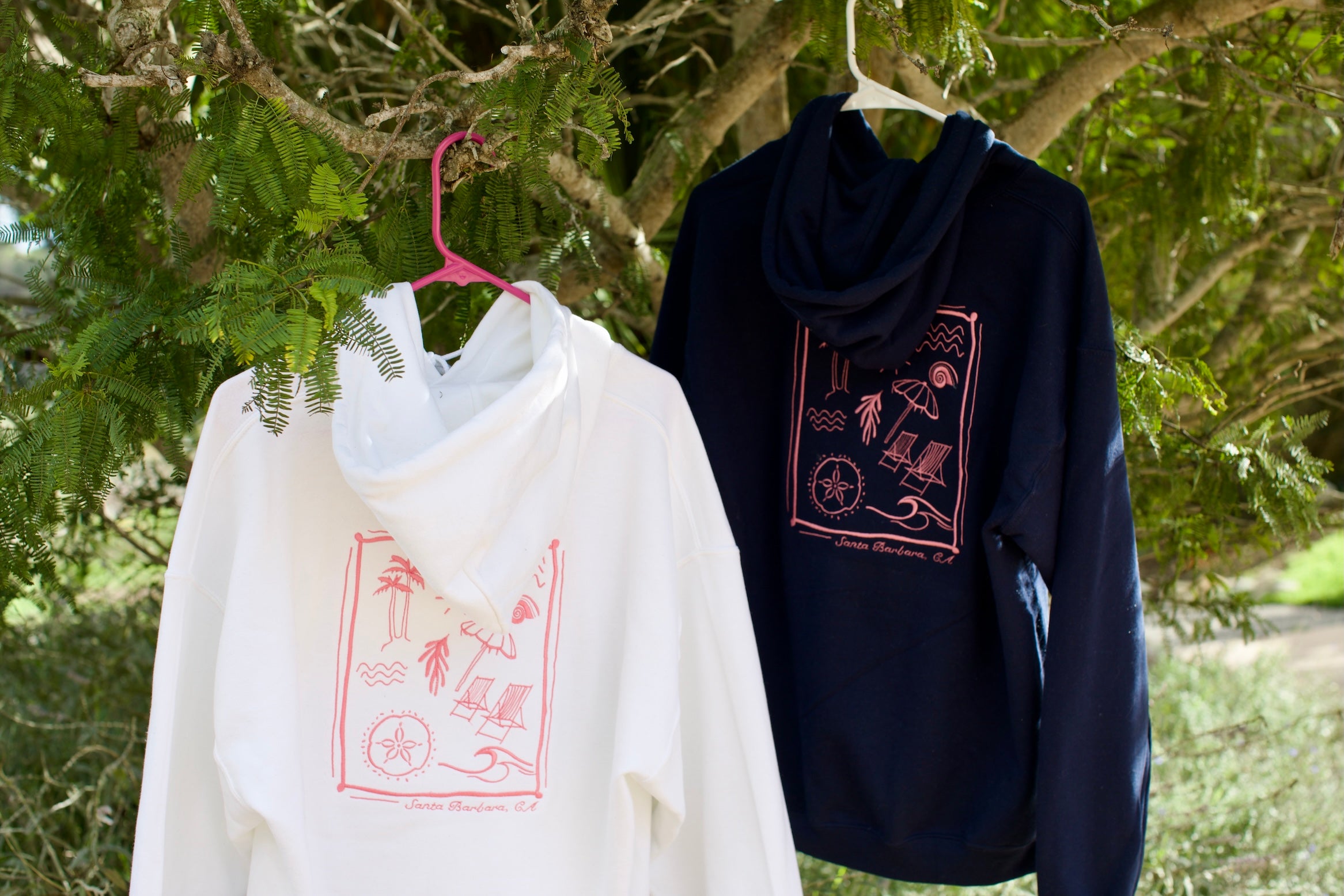 Santa Barbara Postcard Hoodie- Coastal Edition