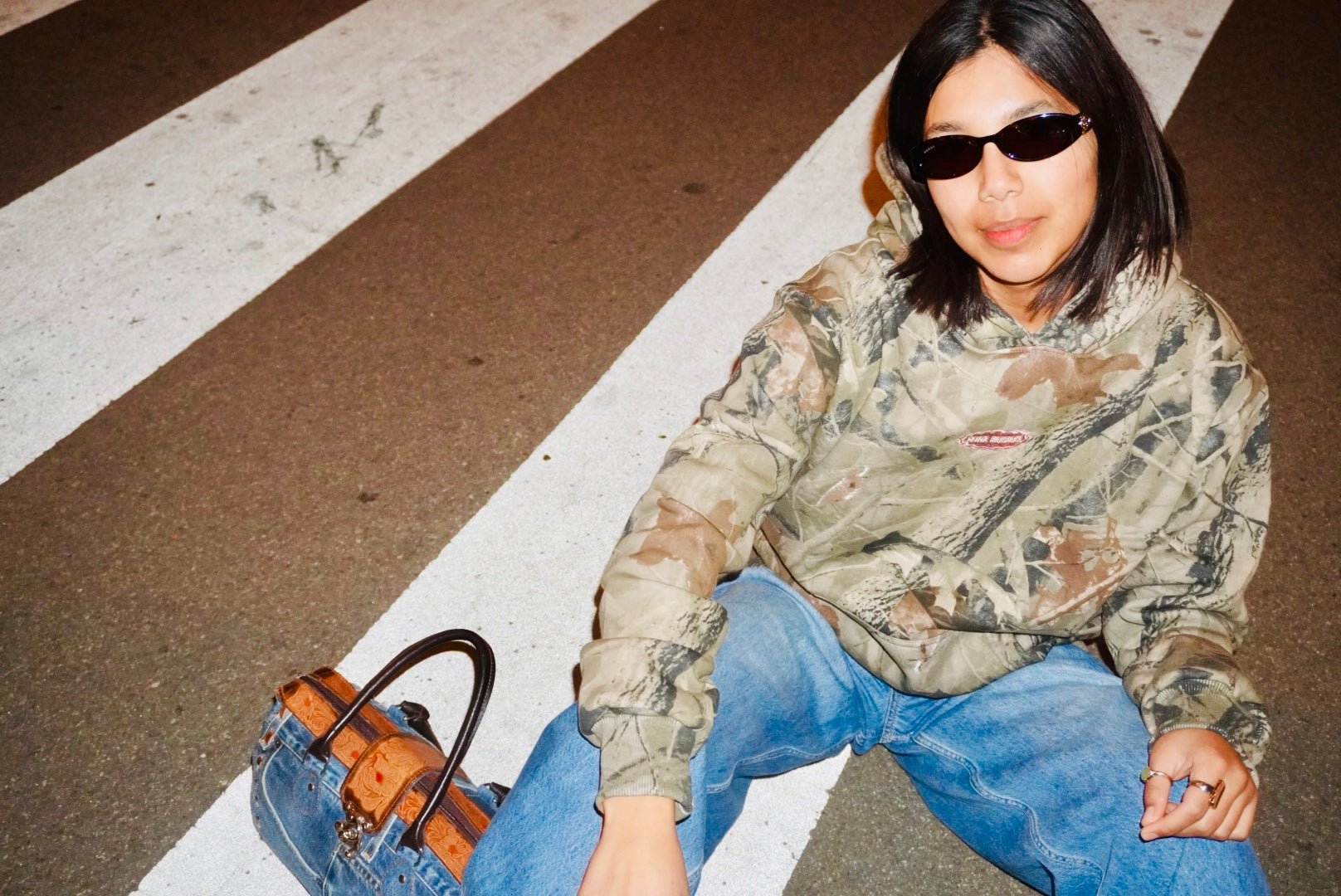 Santa Barabara 805 Camo Hoodie - Bloom