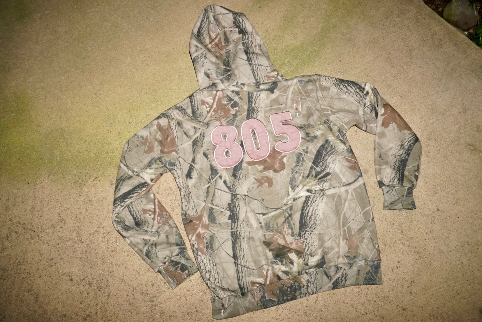 Santa Barabara 805 Camo Hoodie - Bloom