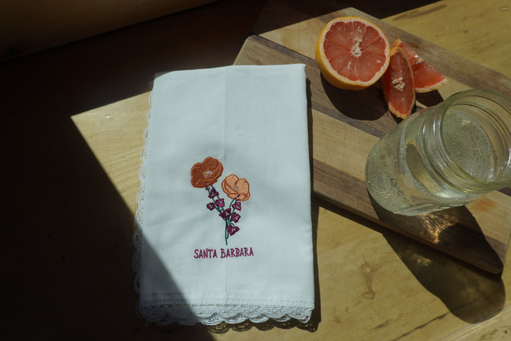 Santa Barbara Garden Tea Towels