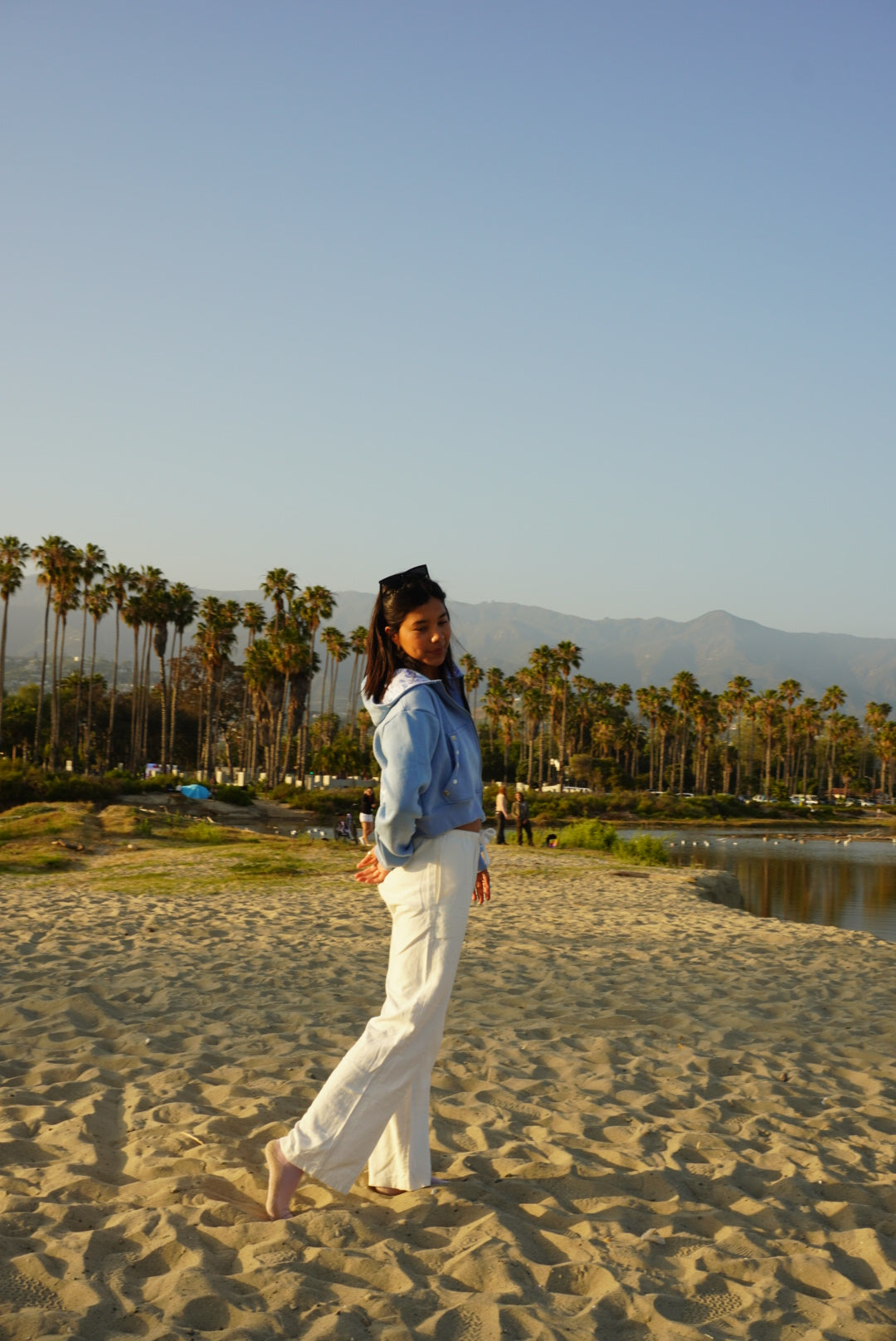 Carpinteria Pearl Hoodie — Sky Blue