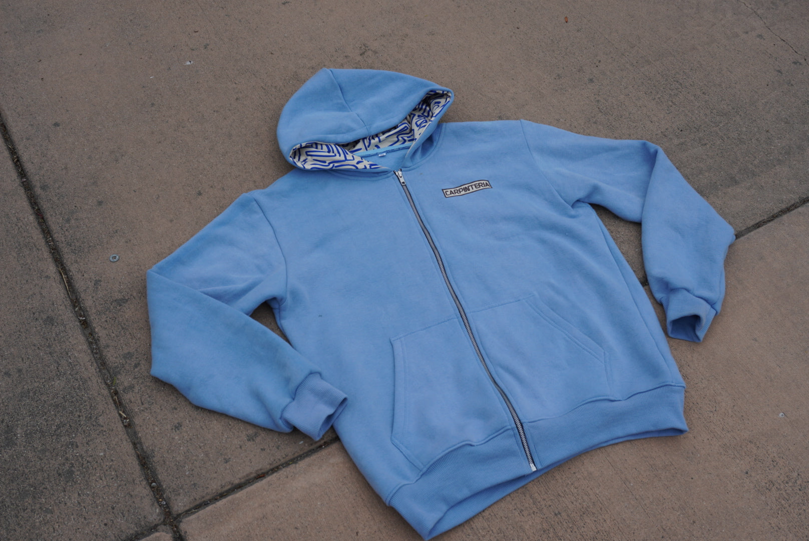 Carpinteria Pier Hoodie — Sky Blue
