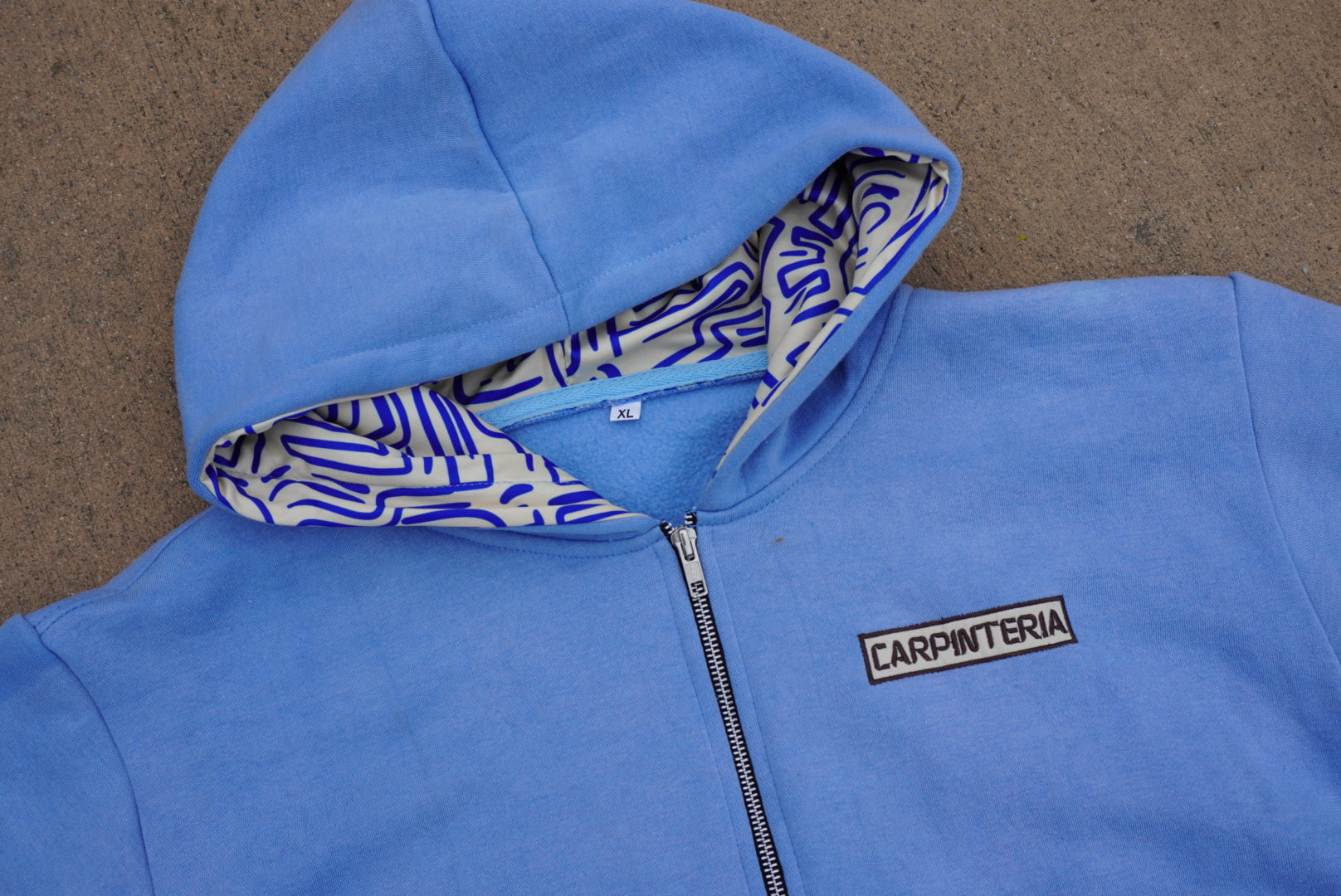 Carpinteria Pier Hoodie — Sky Blue