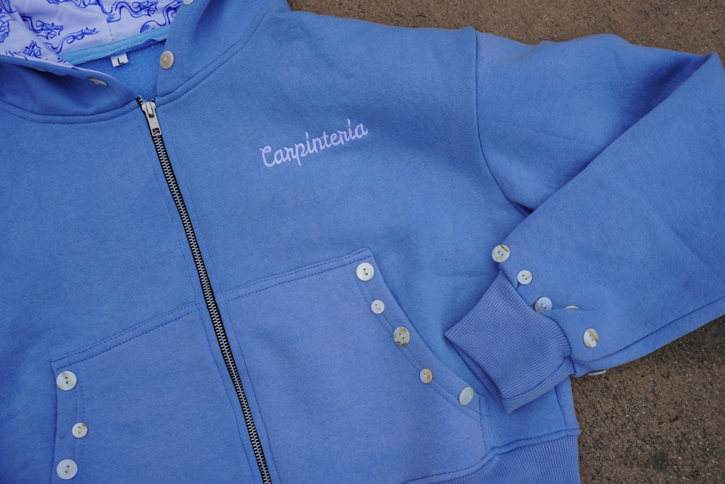 Carpinteria Pearl Hoodie — Sky Blue
