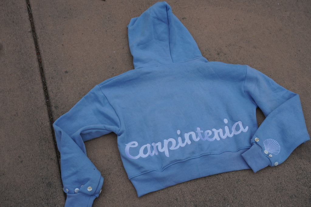 Carpinteria Pearl Hoodie — Sky Blue