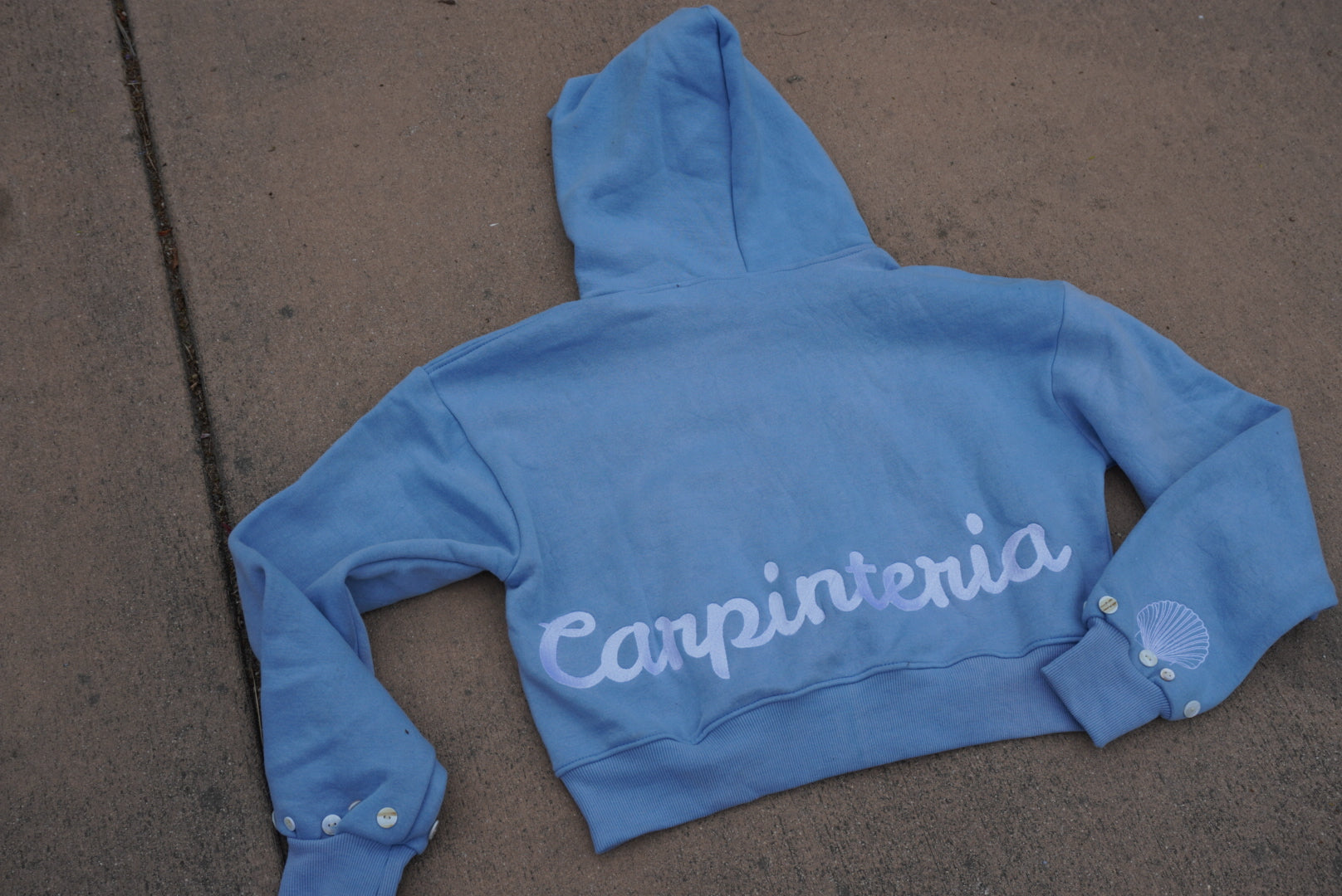 Carpinteria Pearl Hoodie — Sky Blue