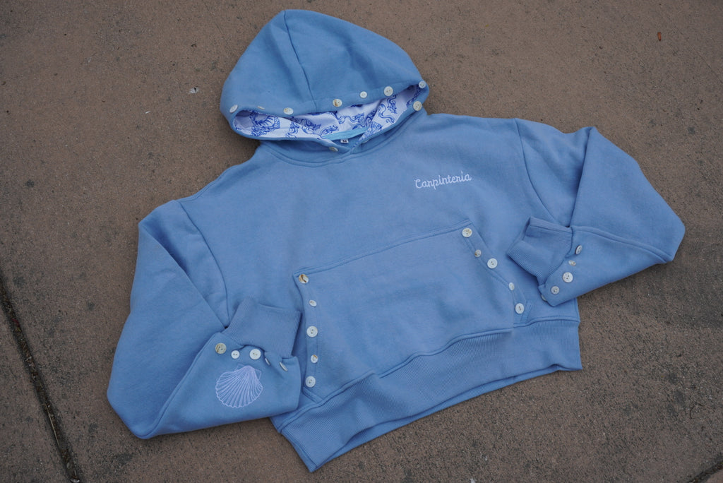 Carpinteria Pearl Hoodie — Sky Blue