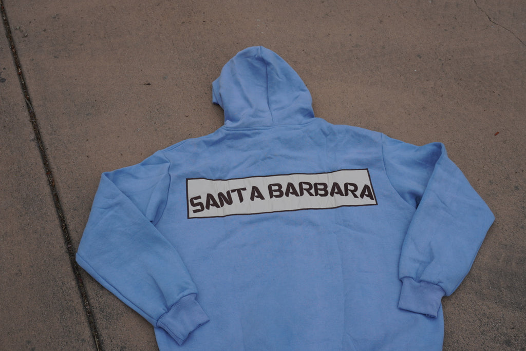 Santa Barbara Pier Hoodie — Sky Blue