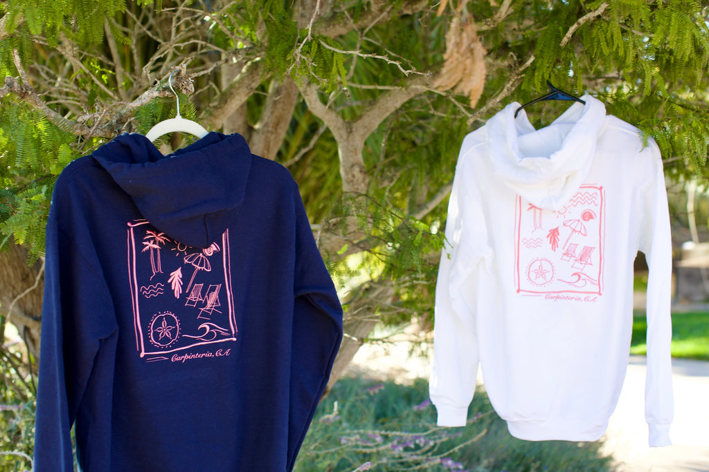 Carpinteria Postcard Hoodie – Coastal Edition